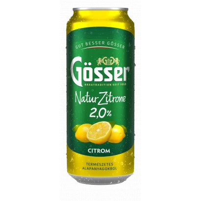 Gösser Natur Zitrone 2% 0.5l